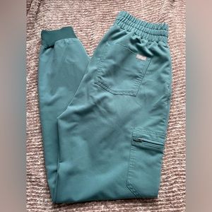 Figs Hydrogreen Zamora High Waisted Scrub Pants